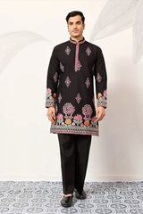 Ethnic Black Kurta Pajama Set