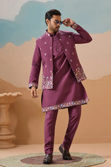 Dusty Color Kurta Pajama Set