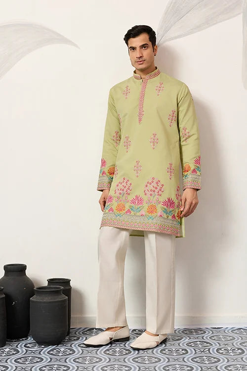 Latest Wedding Pista Kurta Design for Mens Wear