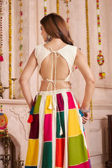 Navratri Stylish White Chaniya Choli