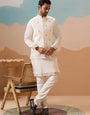 Traditional Mens Wear Kurta Koti Pant Outfit for Weddings