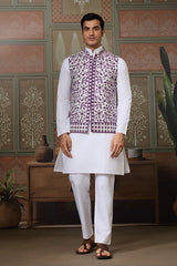 Mens Kurta Pajama with Koti