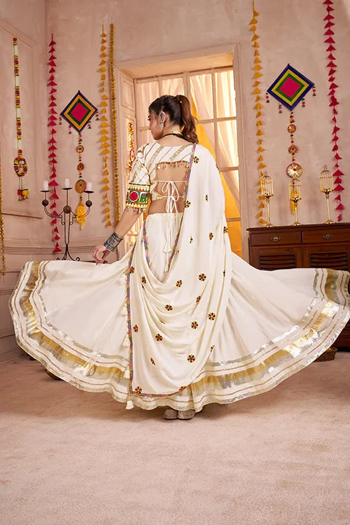Premium White Chaniya Choli