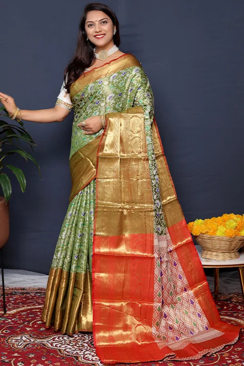 yellow saree