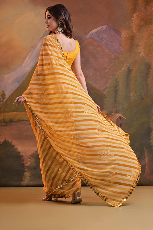 Leriya print saree
