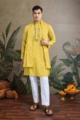 Haldi Yellow Men's Kurta