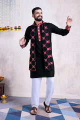 Black Color Kurta