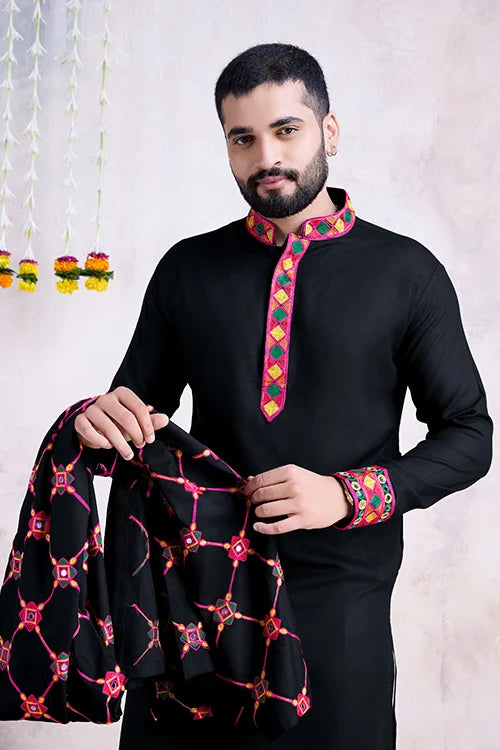 Beautiful Black Kurta