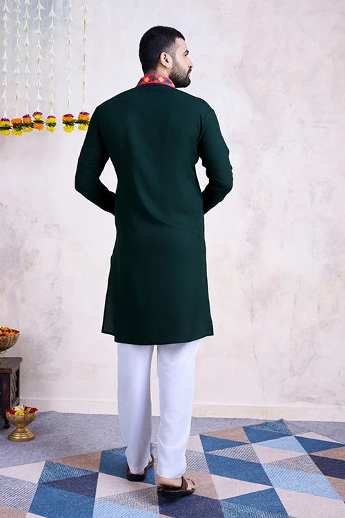 Green Color Kurta