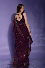 Designer saree for party wear
