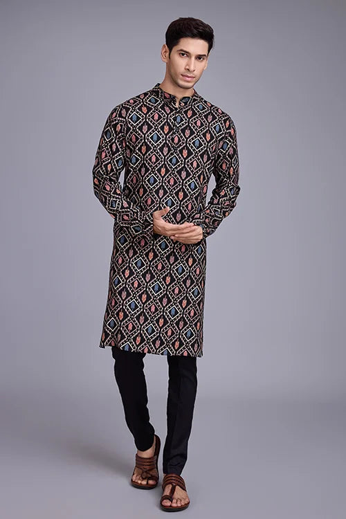 kurta for men silk