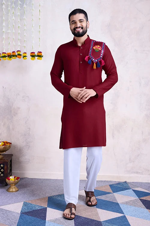 red kurta