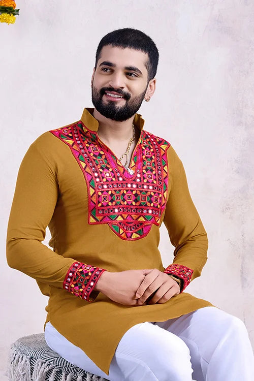 yellow kurta