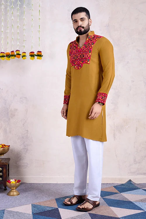 half kurta for men