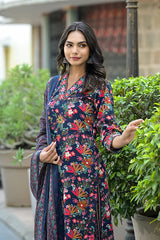 Rayon Kurti with Chanderi Dupatta