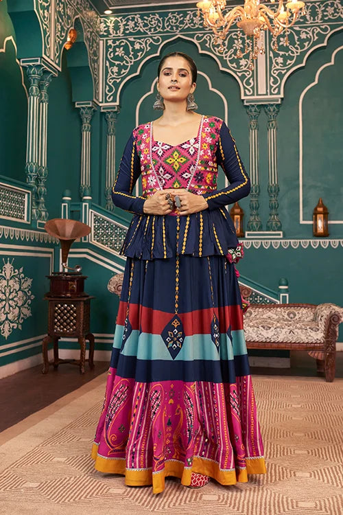 Chaniya choli with jacket hotsell