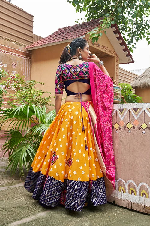 cotton chaniya choli design