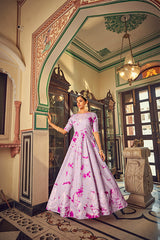  Embroidered Anarkali Gown