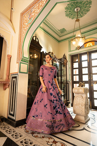  Embroidered Anarkali Gown