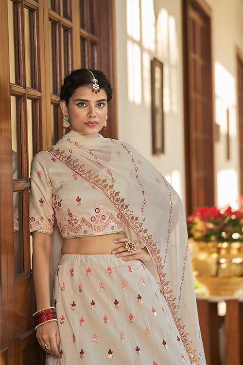 Beige Color chaniya choli