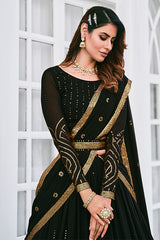 BLACK CHANIYA CHOLI