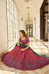 Sequince Embroidered Lehenga 