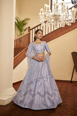 Sequins Embroidered Lehenga 