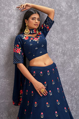 Blue Lehenga Choli