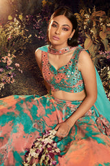 Orange Lehenga Choli